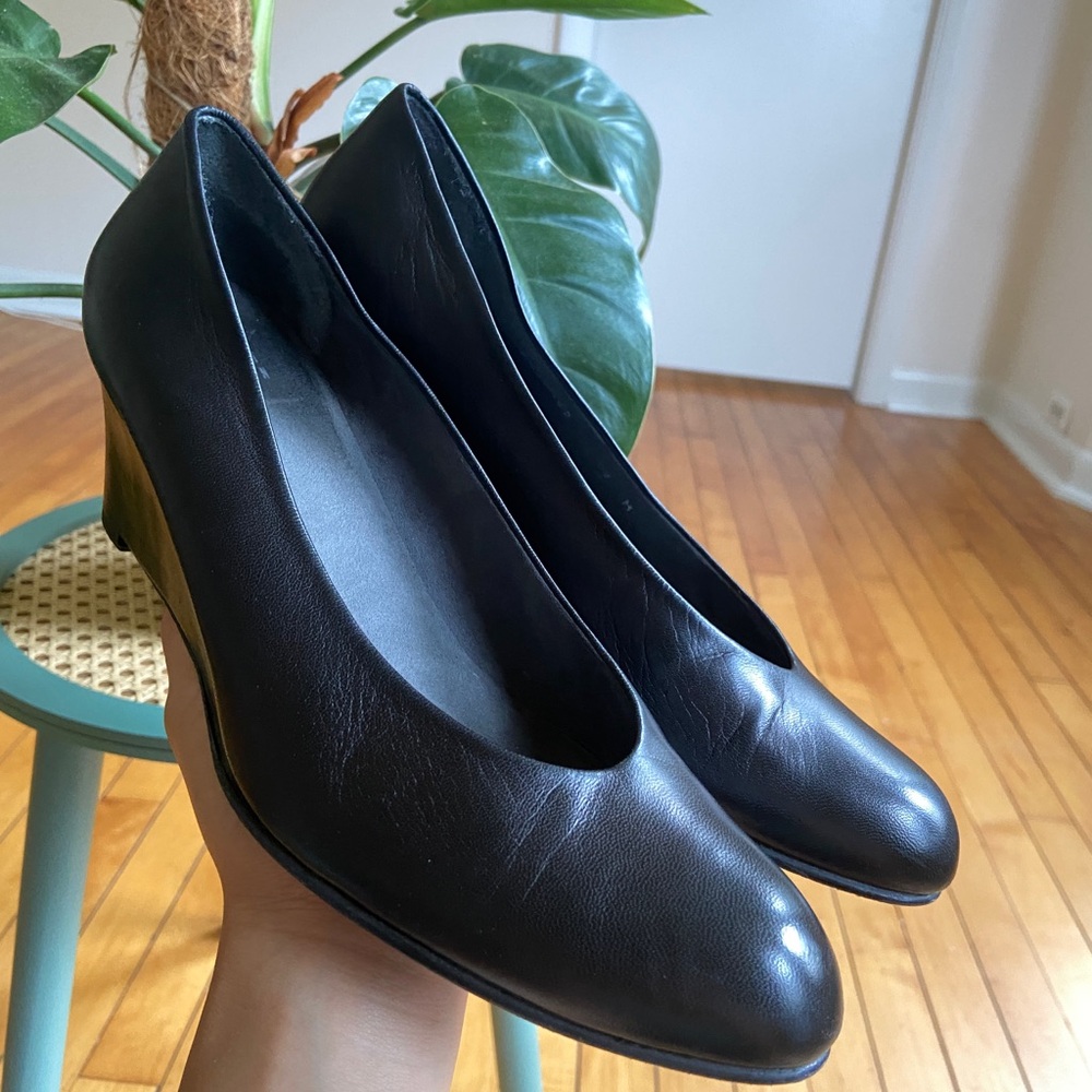 Leather Stuart Weitzman Wedges